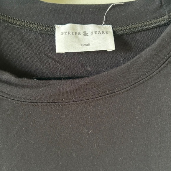 Stripe & Stare Essential Sweatshirt :: Black - Picture 2 of 4